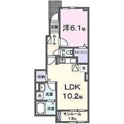 間取図画像 1LDK