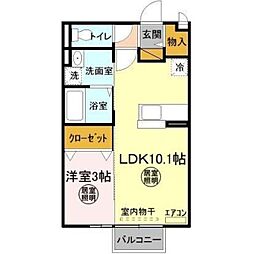 イル・セレーノ 1LDKの間取図画像