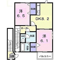 IJURET-A 2DKの間取図画像
