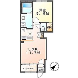 Avenir(アヴニール) 1LDKの間取図画像