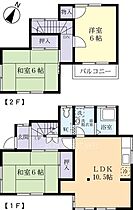 稲吉東4－6－3住宅 0001 ｜ 茨城県かすみがうら市稲吉東4丁目（賃貸一戸建3LDK・2階・66.82㎡） その2