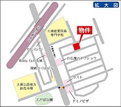 ルミエール西根 0205 ｜ 茨城県土浦市西根西1丁目（賃貸マンション2LDK・2階・65.20㎡） その3