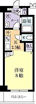 ヴィレッジコスモ 02-J ｜ 茨城県つくば市天久保3丁目（賃貸マンション1K・2階・24.90㎡） その2