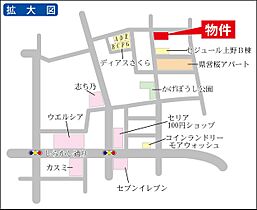 セジュール上野Ａ 0203 ｜ 茨城県つくば市桜3丁目（賃貸アパート1K・2階・26.71㎡） その3