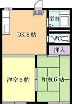 グリーンハイツ（中貫） 0203 ｜ 茨城県土浦市若松町（賃貸アパート2DK・2階・35.44㎡） その2