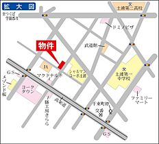 大国倶楽部 0105 ｜ 茨城県土浦市田中1丁目（賃貸マンション1K・1階・30.00㎡） その3