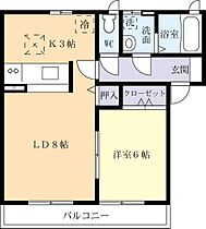 トリニティーV 0203 ｜ 茨城県土浦市生田町（賃貸アパート1LDK・2階・49.54㎡） その2