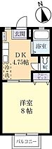 ビックハイツＮｏ．2 0106 ｜ 茨城県稲敷郡阿見町中央1丁目（賃貸アパート1DK・1階・27.29㎡） その2