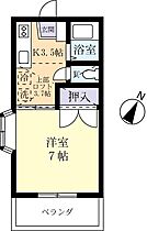 青宿クエスト 0201 ｜ 茨城県稲敷郡阿見町大字青宿（賃貸アパート1K・2階・24.71㎡） その2