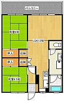 フロンティア西諫早2号棟 204 ｜ 長崎県諫早市山川町1-5（賃貸マンション2LDK・2階・60.54㎡） その2