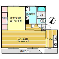 MIDハイツ駒見 102 ｜ 富山県富山市畑中（賃貸アパート1LDK・1階・44.98㎡） その2