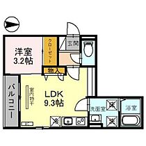 ルミナス室町 102 ｜ 富山県富山市室町通り1丁目（賃貸アパート1LDK・1階・32.64㎡） その2