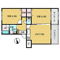 エルフメゾン東中野 203 ｜ 富山県富山市東中野町2丁目（賃貸マンション2LDK・2階・53.47㎡） その2