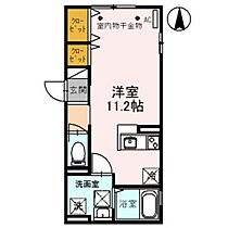 アンジェブラン 101 ｜ 富山県富山市大町（賃貸アパート1R・1階・30.41㎡） その2