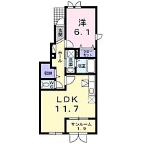 アルト・ピアーノI 101 ｜ 富山県富山市茶屋町（賃貸アパート1LDK・1階・47.42㎡） その2