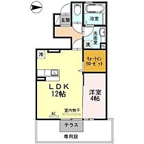 Ｔ-room下新 101 ｜ 富山県富山市下新本町（賃貸アパート1LDK・1階・42.82㎡） その2