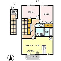 ブランズコート 203 ｜ 富山県富山市大泉（賃貸アパート2LDK・2階・70.29㎡） その2