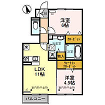 グランドゥール 103 ｜ 富山県富山市粟島町2丁目（賃貸アパート2LDK・1階・53.75㎡） その2