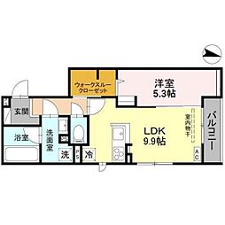 間取図画像 1LDK