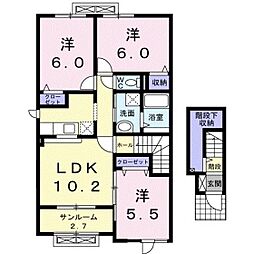 フォルスラーマ5 3LDKの間取図画像