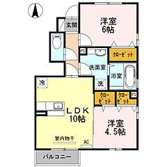 物件の間取り