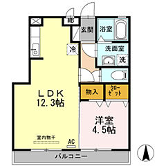 物件の間取り