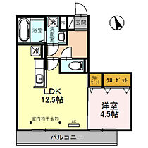 Coco上米島 106 ｜ 富山県高岡市米島（賃貸アパート1LDK・1階・43.60㎡） その2