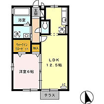 ティアモ 105 ｜ 富山県高岡市関大町（賃貸アパート1LDK・1階・45.29㎡） その2