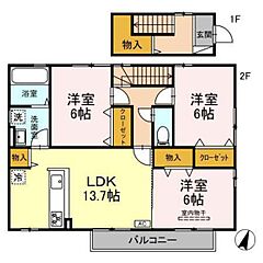 物件の間取り