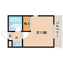 ハイツ朱峰第2  ｜ 奈良県奈良市芝辻町1丁目（賃貸アパート1K・2階・17.40㎡） その2