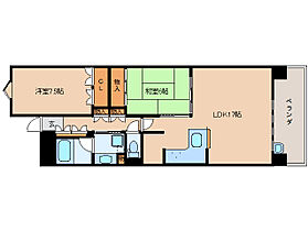 アークレジデンス奈良 404 ｜ 奈良県奈良市西新在家町（賃貸マンション2LDK・4階・65.97㎡） その2