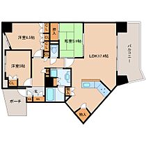 ファインフラッツ奈良　ザ・レジデンス  ｜ 奈良県奈良市小西町（賃貸マンション3LDK・6階・77.35㎡） その2