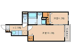 グレイス　ナラヤマ  ｜ 奈良県奈良市佐保台西町（賃貸アパート2K・1階・40.38㎡） その2