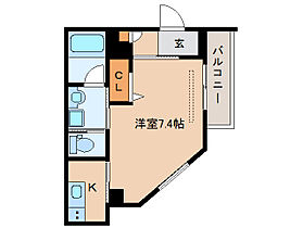 LaLa白鳥  ｜ 奈良県奈良市西木辻町200-17（賃貸マンション1K・3階・26.97㎡） その2