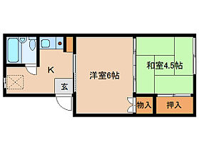 コーポあすなろ　Ｂ棟  ｜ 奈良県奈良市阪新屋町（賃貸マンション2K・2階・29.00㎡） その2