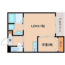 （仮称）ジーメゾン奈良エルカーサ  ｜ 奈良県奈良市法蓮町（賃貸アパート1LDK・3階・29.48㎡） その2