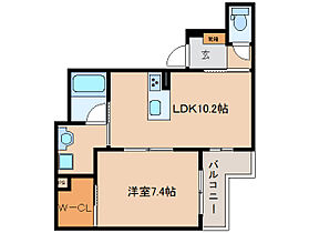 奈良県奈良市大宮町2丁目（賃貸マンション1LDK・1階・44.11㎡） その2