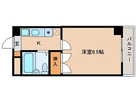 京都府木津川市木津（賃貸マンション1K・2階・24.92㎡） その2