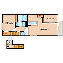 万葉まほら荘  ｜ 奈良県奈良市南京終町4丁目（賃貸アパート1LDK・2階・50.74㎡） その2