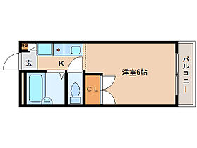 奈良県奈良市敷島町2丁目（賃貸アパート1K・2階・19.63㎡） その2