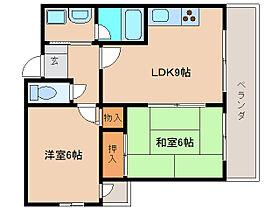 ｉｏ学園前III  ｜ 奈良県奈良市学園朝日町（賃貸マンション2LDK・3階・49.14㎡） その2