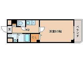 奈良県奈良市西大寺宝ヶ丘（賃貸マンション1K・2階・29.84㎡） その2