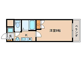 奈良県奈良市西大寺芝町1丁目（賃貸マンション1K・3階・21.50㎡） その2