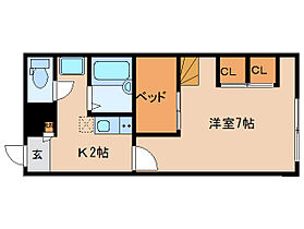 奈良県奈良市中山町（賃貸アパート1K・1階・21.81㎡） その2