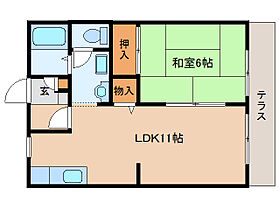 奈良県奈良市五条畑1丁目（賃貸アパート1LDK・1階・40.00㎡） その2