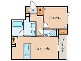 奈良県奈良市西大寺南町（賃貸マンション1LDK・1階・41.40㎡） その2