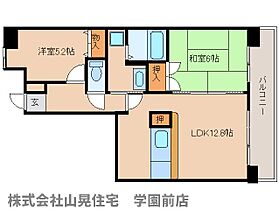 奈良県奈良市学園朝日町（賃貸マンション2LDK・4階・59.00㎡） その2