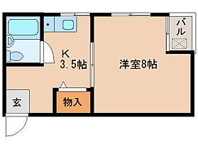 奈良県奈良市富雄元町1丁目（賃貸アパート1DK・2階・23.00㎡） その2