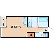 奈良県奈良市富雄北1丁目（賃貸アパート1R・1階・24.00㎡） その2