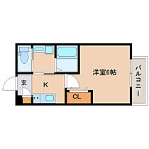 ミチルミナス  ｜ 奈良県奈良市富雄北1丁目（賃貸アパート1K・1階・22.10㎡） その2